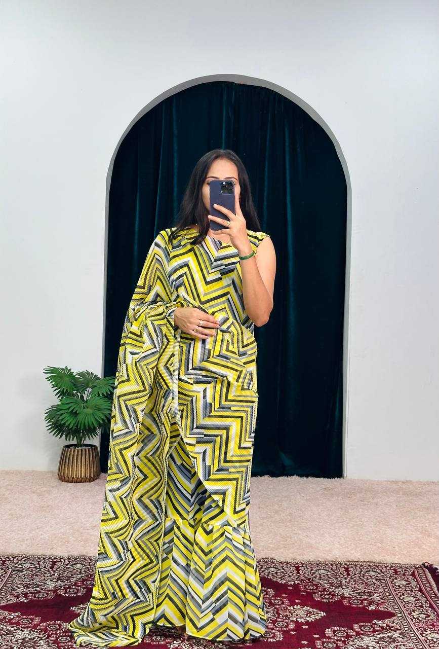 Ynf Faux Georgette RIN215 1051 Sarees Wholesale Plain Sarees Saree Gown Printed Georgette Saree Manufacturer- Kapda Export