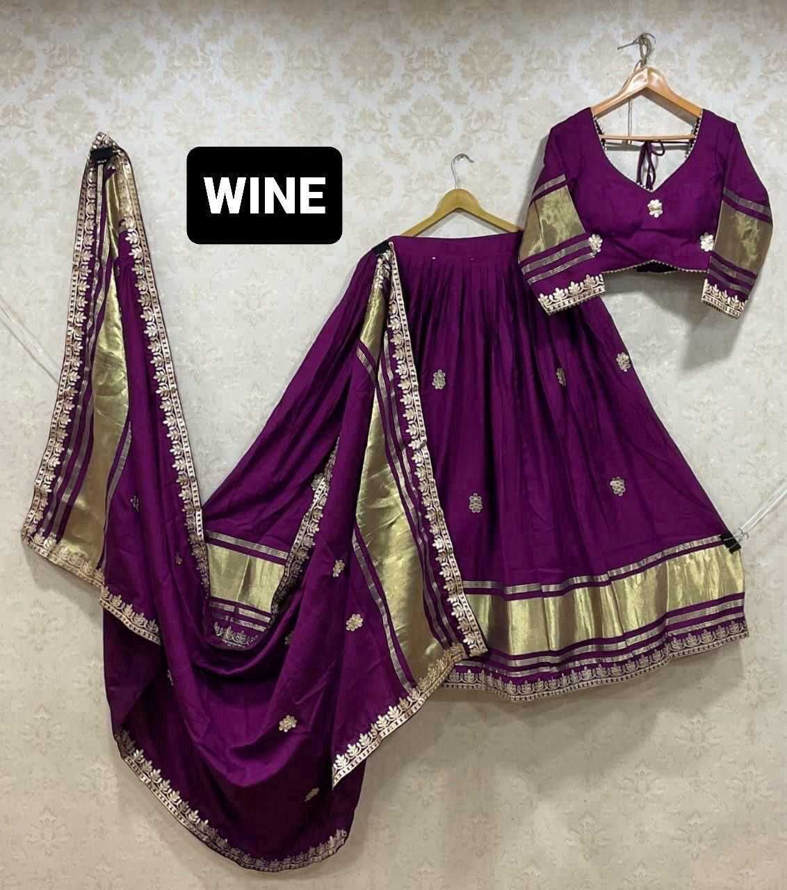 Ynf Gajji Silk RIN128 RJK02 Lehengas Navratri Chaniya Choli Wholesale Navratri Gowns Gota Patti Lehenga Manufacturer- Kapda Export