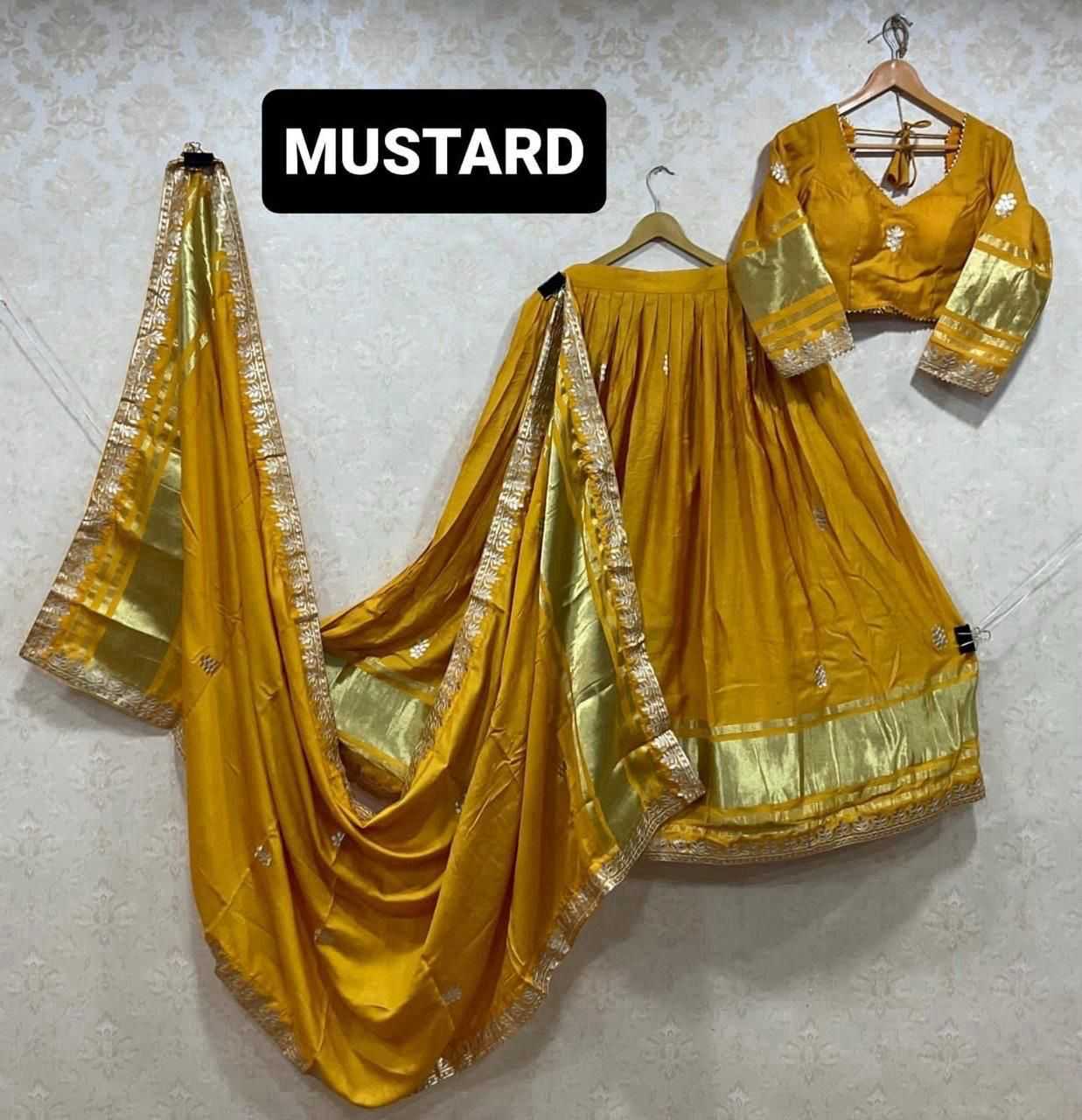 Ynf Gajji Silk RIN128 RJK02 Lehengas Navratri Chaniya Choli Wholesale Navratri Gowns Gota Patti Lehenga Manufacturer- Kapda Export