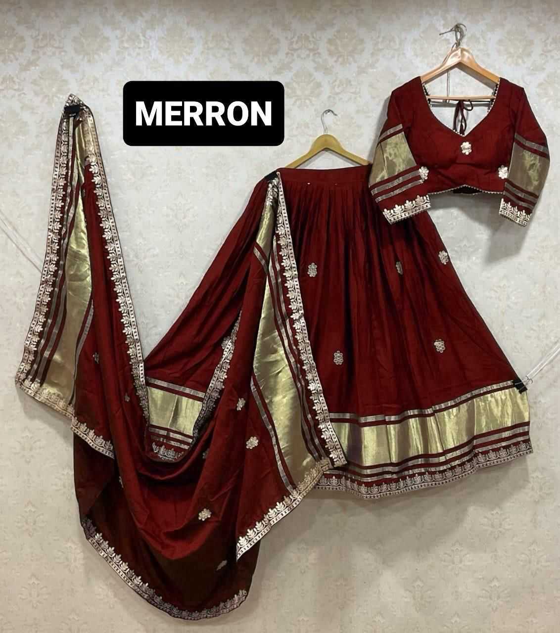 Ynf Gajji Silk RIN128 RJK02 Lehengas Navratri Chaniya Choli Wholesale Navratri Gowns Gota Patti Lehenga Manufacturer- Kapda Export