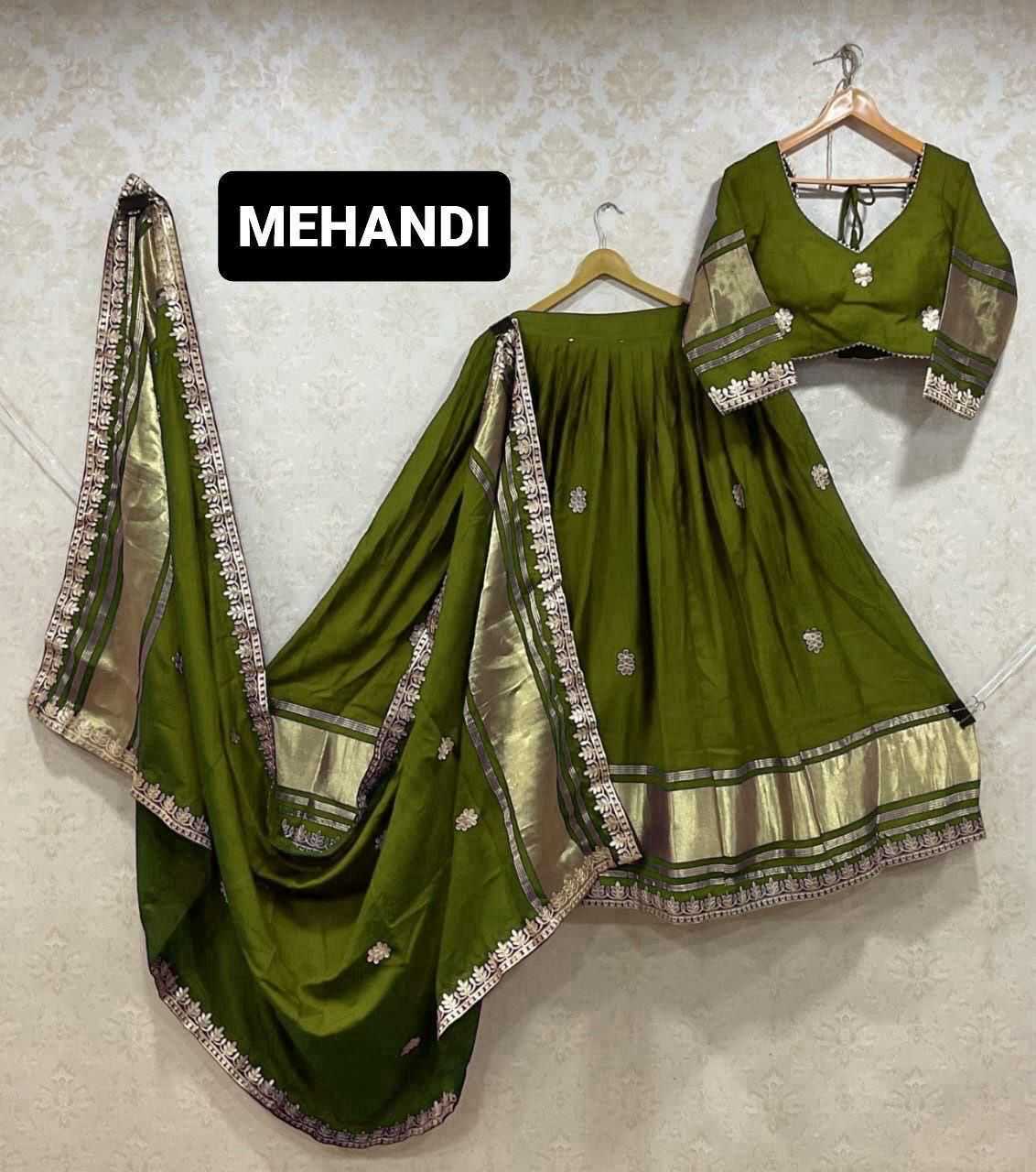 Ynf Gajji Silk RIN128 RJK02 Lehengas Navratri Chaniya Choli Wholesale Navratri Gowns Gota Patti Lehenga Manufacturer- Kapda Export