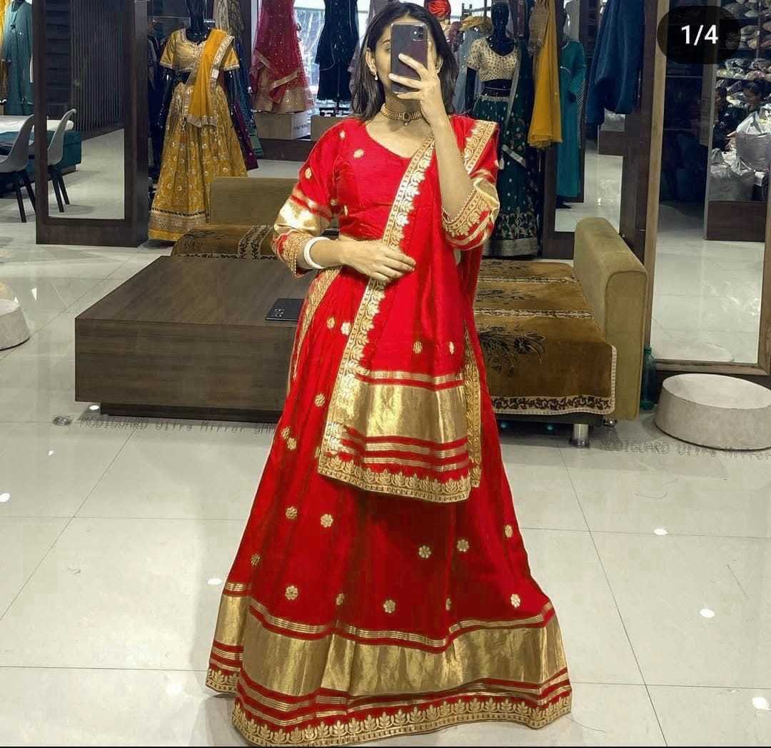 Ynf Gajji Silk RIN128 RJK02 Lehengas Navratri Chaniya Choli Wholesale Navratri Gowns Gota Patti Lehenga Manufacturer- Kapda Export