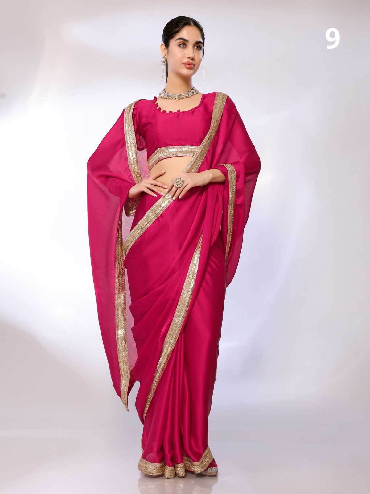Ynf Georgette KESH113 Sanjana Lifestyle-Bollywood Saree Sarees Rakhi Collections Festive Collections Wholesale Party Wear Sarees Fancy Sarees Georgette Sarees Manufacturer- Kapda Export