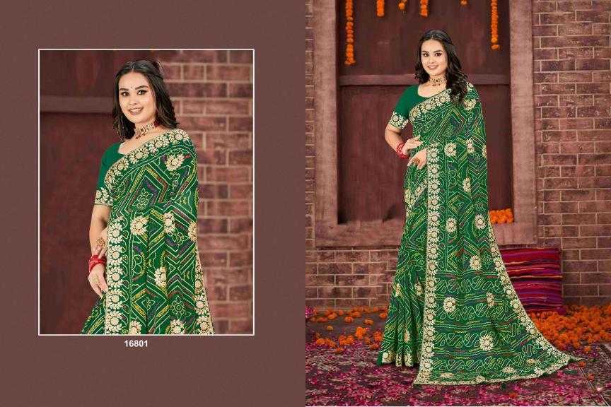 Ynf Georgette KESH416 AASHIMA Sarees Durga Pooja Sarees Wedding Collections Wholesale Designer Sarees Gota Patti Sarees Heavy Work Sarees Manufacturer- Kapda Export