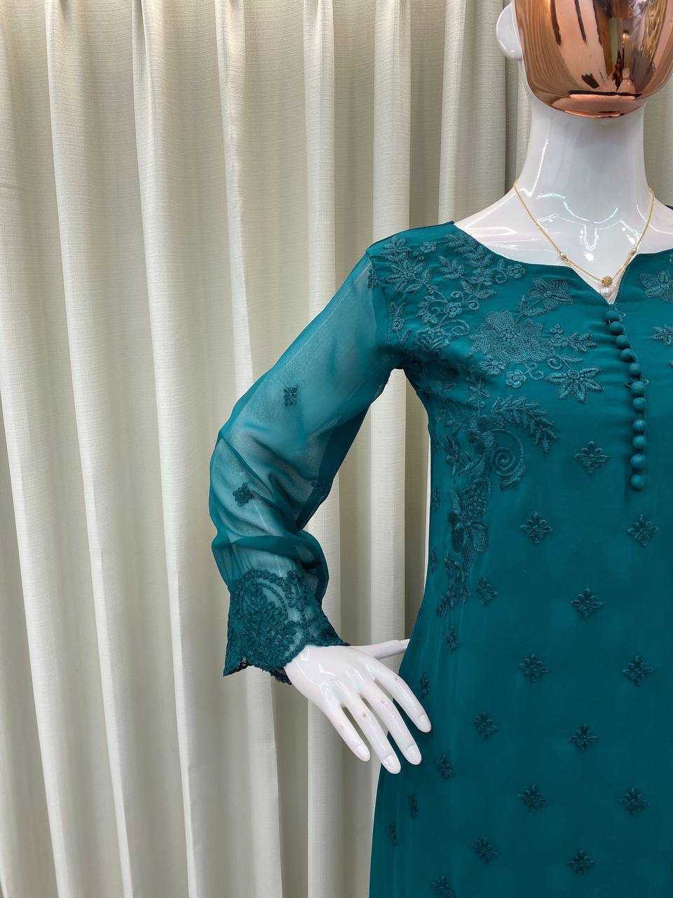 Ynf Georgette RIN110 BE-328 Suits & Dresses Wedding Collections Wholesale Embroidery Suits Georgette Suit Party wear suits Designer Suits Mehendi Outfits Manufacturer- Kapda Export