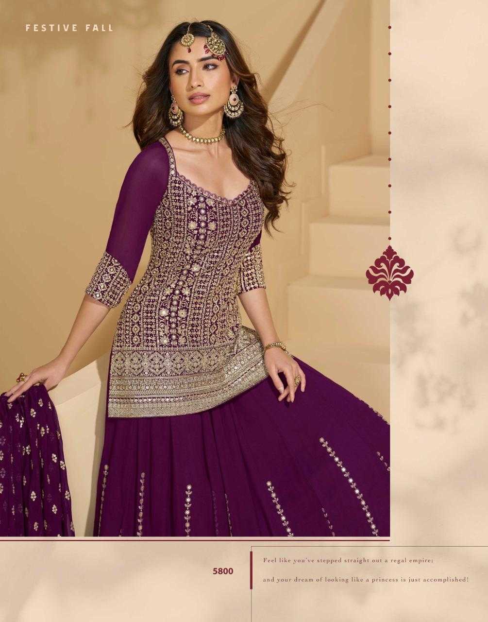 Ynf Georgette RIN184 SAYURI MADHUBALA Kurti Wholesale Embroidered Kurtis Georgette Kurtis Fancy Kurtis Manufacturer- Kapda Export