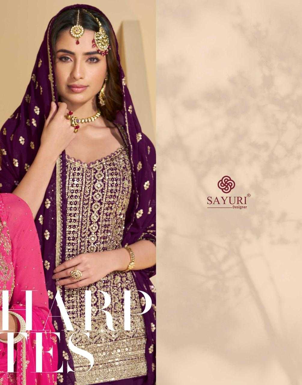 Ynf Georgette RIN184 SAYURI MADHUBALA Kurti Wholesale Embroidered Kurtis Georgette Kurtis Fancy Kurtis Manufacturer- Kapda Export