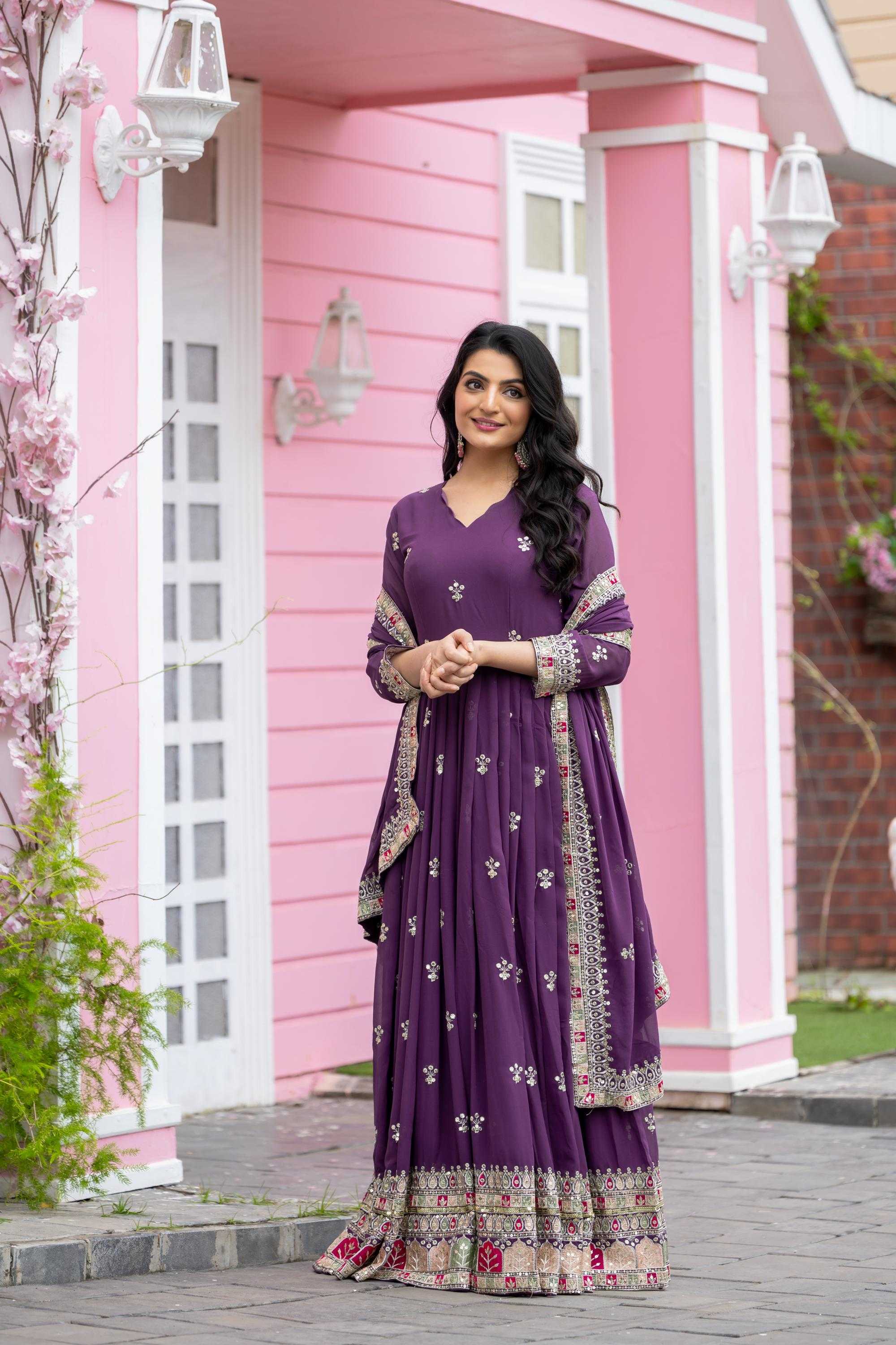 Ynf Georgette RIN197 Aayna-4253 Suits & Dresses Wedding Collections Festive Collections Wholesale Georgette Suit Wedding Suits Handloom Suits Manufacturer- Kapda Export