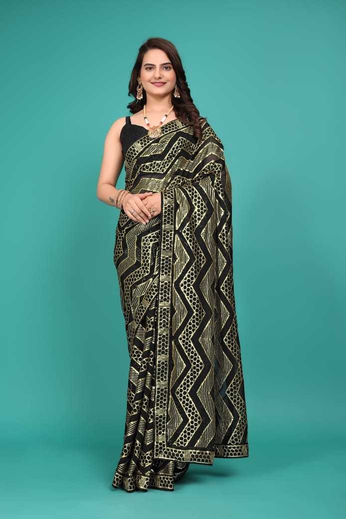 Ynf Georgette RIN205 738 Sarees Wedding Collections Festive Collections Wholesale Fancy Sarees Georgette Sarees Reception Outfits Manufacturer- Kapda Export