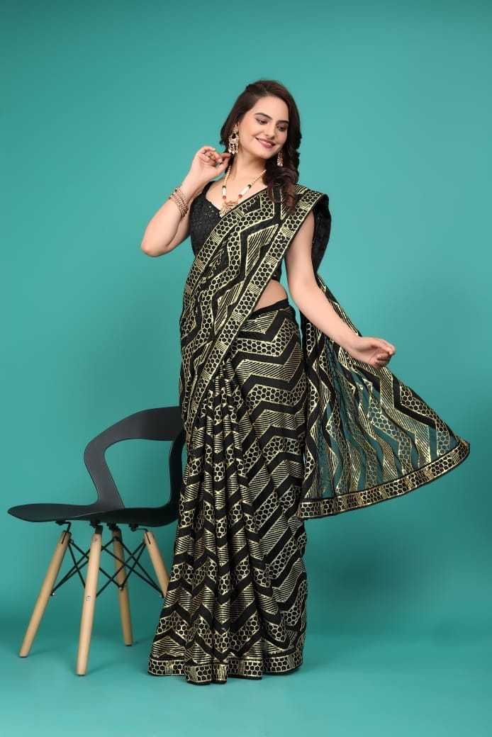 Ynf Georgette RIN205 738 Sarees Wedding Collections Festive Collections Wholesale Fancy Sarees Georgette Sarees Reception Outfits Manufacturer- Kapda Export