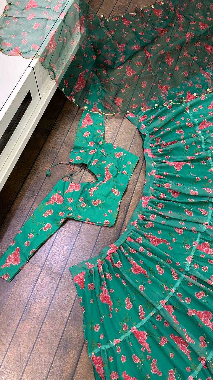 Ynf Georgette RIN213 L233 Lehengas Wholesale Georgette Lehenga Lightweight Lehenga Anarkali Lehenga Manufacturer- Kapda Export