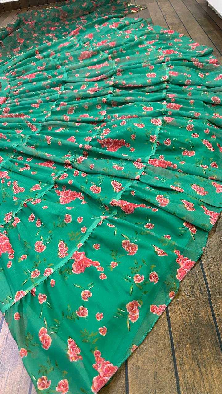 Ynf Georgette RIN213 L233 Lehengas Wholesale Georgette Lehenga Lightweight Lehenga Anarkali Lehenga Manufacturer- Kapda Export