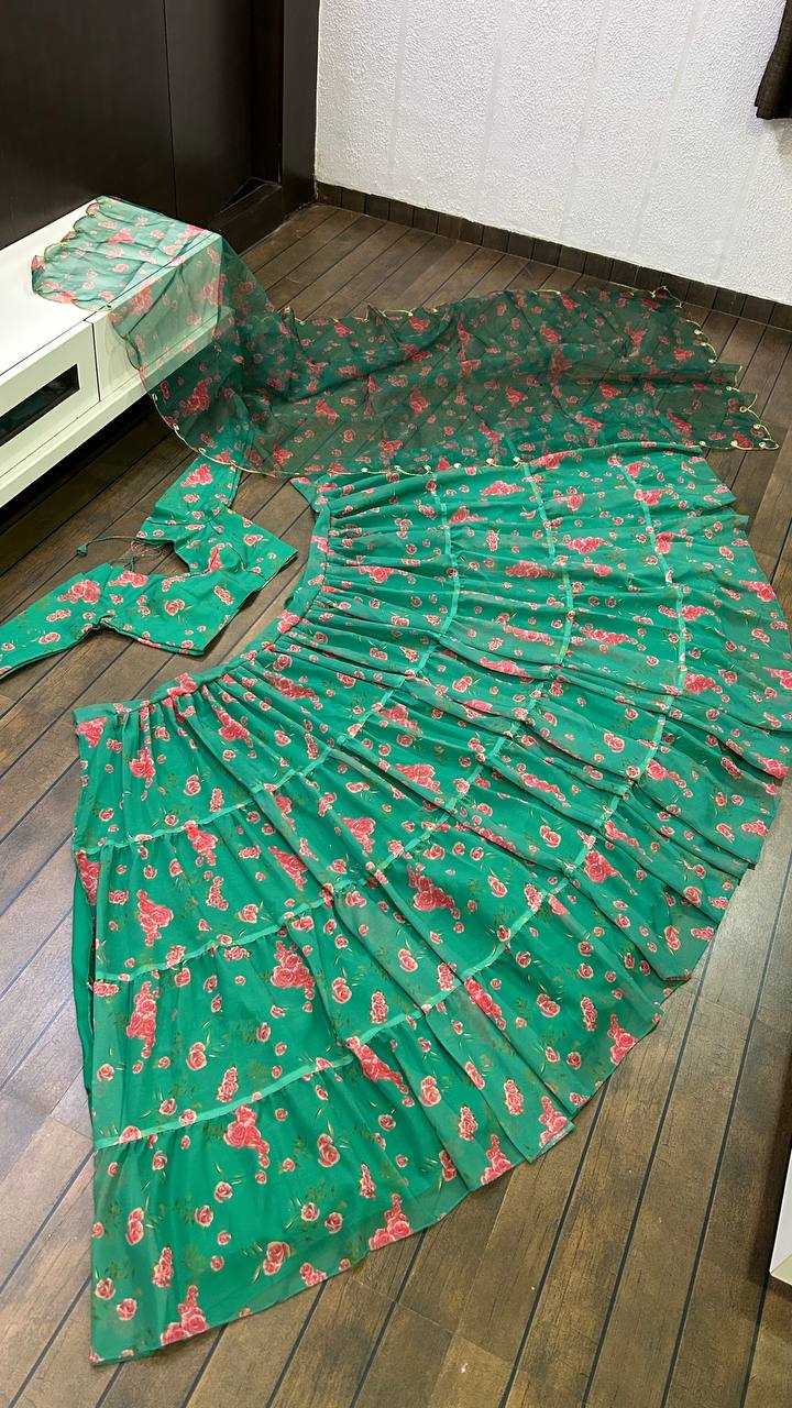 Ynf Georgette RIN213 L233 Lehengas Wholesale Georgette Lehenga Lightweight Lehenga Anarkali Lehenga Manufacturer- Kapda Export