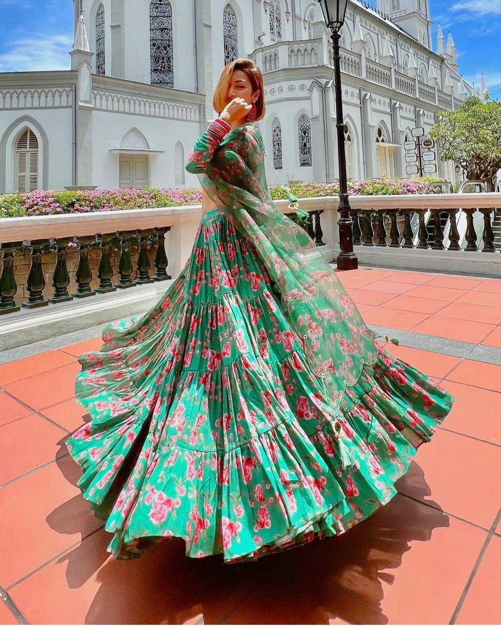 Ynf Georgette RIN213 L233 Lehengas Wholesale Georgette Lehenga Lightweight Lehenga Anarkali Lehenga Manufacturer- Kapda Export