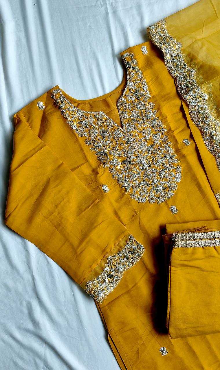 Ynf Heavy Roman Silk RIN131 DT-23 Suits & Dresses Wholesale Alia Cut Suits Designer Suits Embroidered Suits Manufacturer- Kapda Export