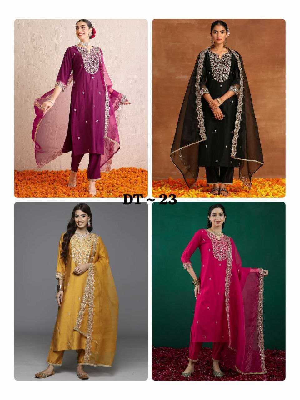 Ynf Heavy Roman Silk RIN131 DT-23 Suits & Dresses Wholesale Alia Cut Suits Designer Suits Embroidered Suits Manufacturer- Kapda Export