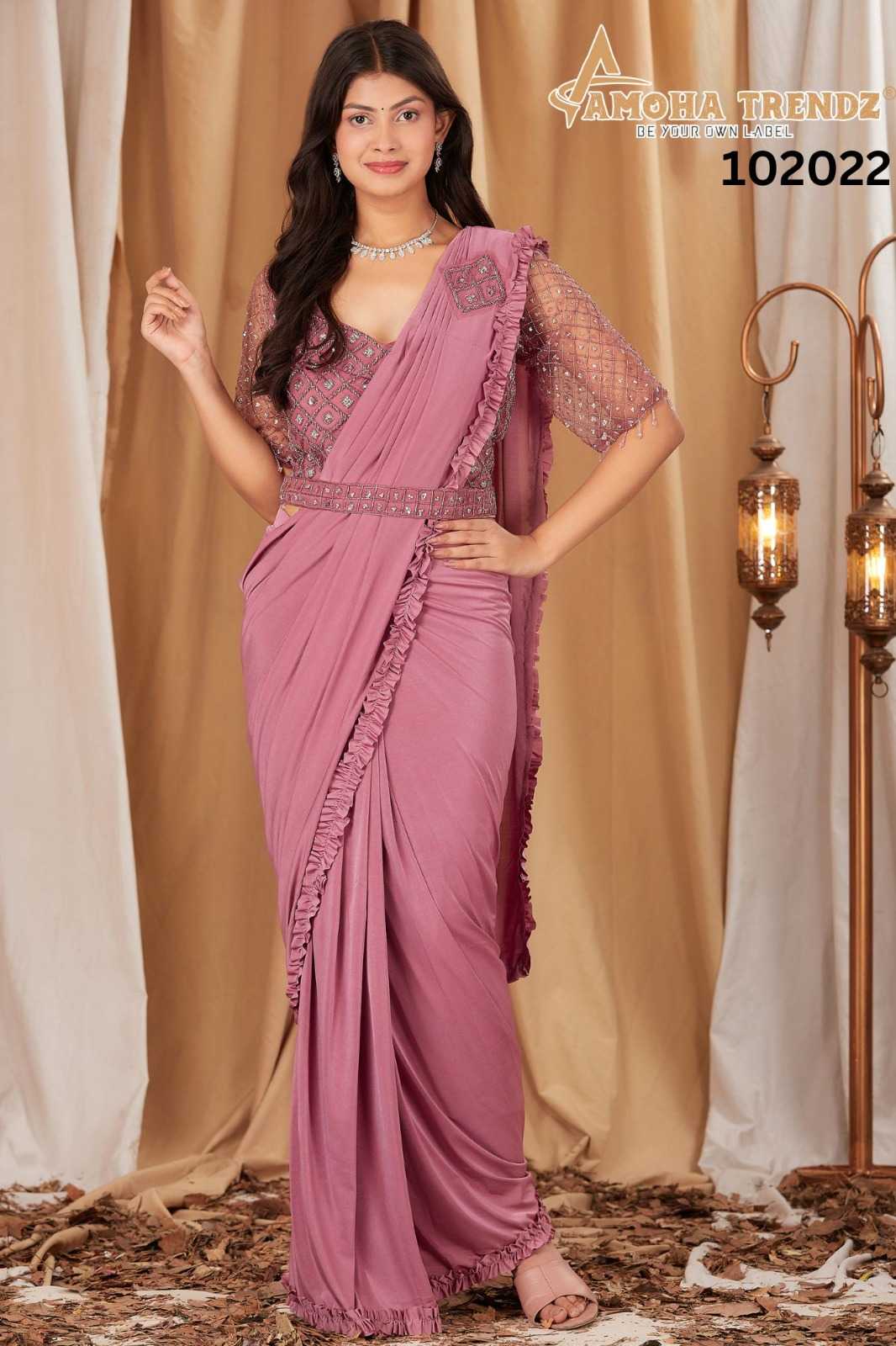 Ynf Imported KESH416 AMOHA-102022 Sarees Durga Pooja Sarees Wedding Collections Wholesale Designer Sarees Embroidered Sarees Wedding Outfits Manufacturer- Kapda Export