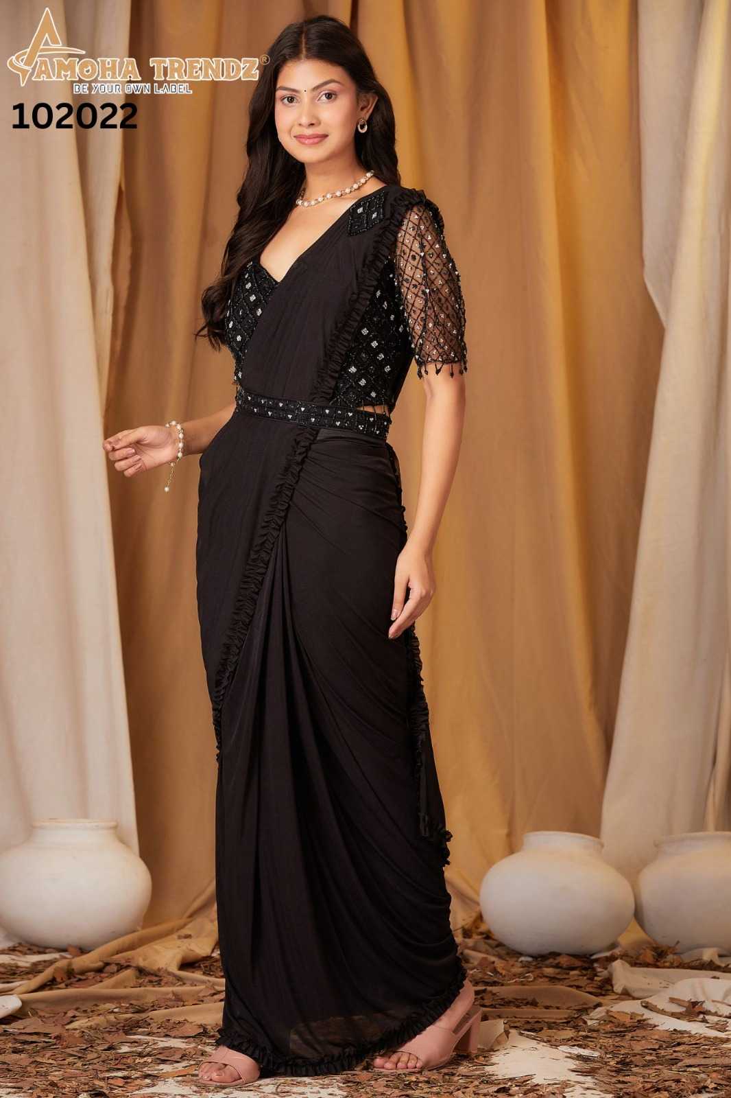 Ynf Imported KESH416 AMOHA-102022 Sarees Durga Pooja Sarees Wedding Collections Wholesale Designer Sarees Embroidered Sarees Wedding Outfits Manufacturer- Kapda Export