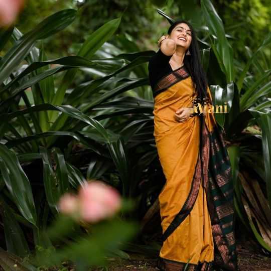Ynf Lichi Silk RIN219 MF-1583 Sarees Wholesale Traditional Sarees Silk Sarees Yellow Sarees Manufacturer- Kapda Export