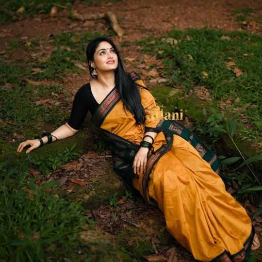 Ynf Lichi Silk RIN219 MF-1583 Sarees Wholesale Traditional Sarees Silk Sarees Yellow Sarees Manufacturer- Kapda Export