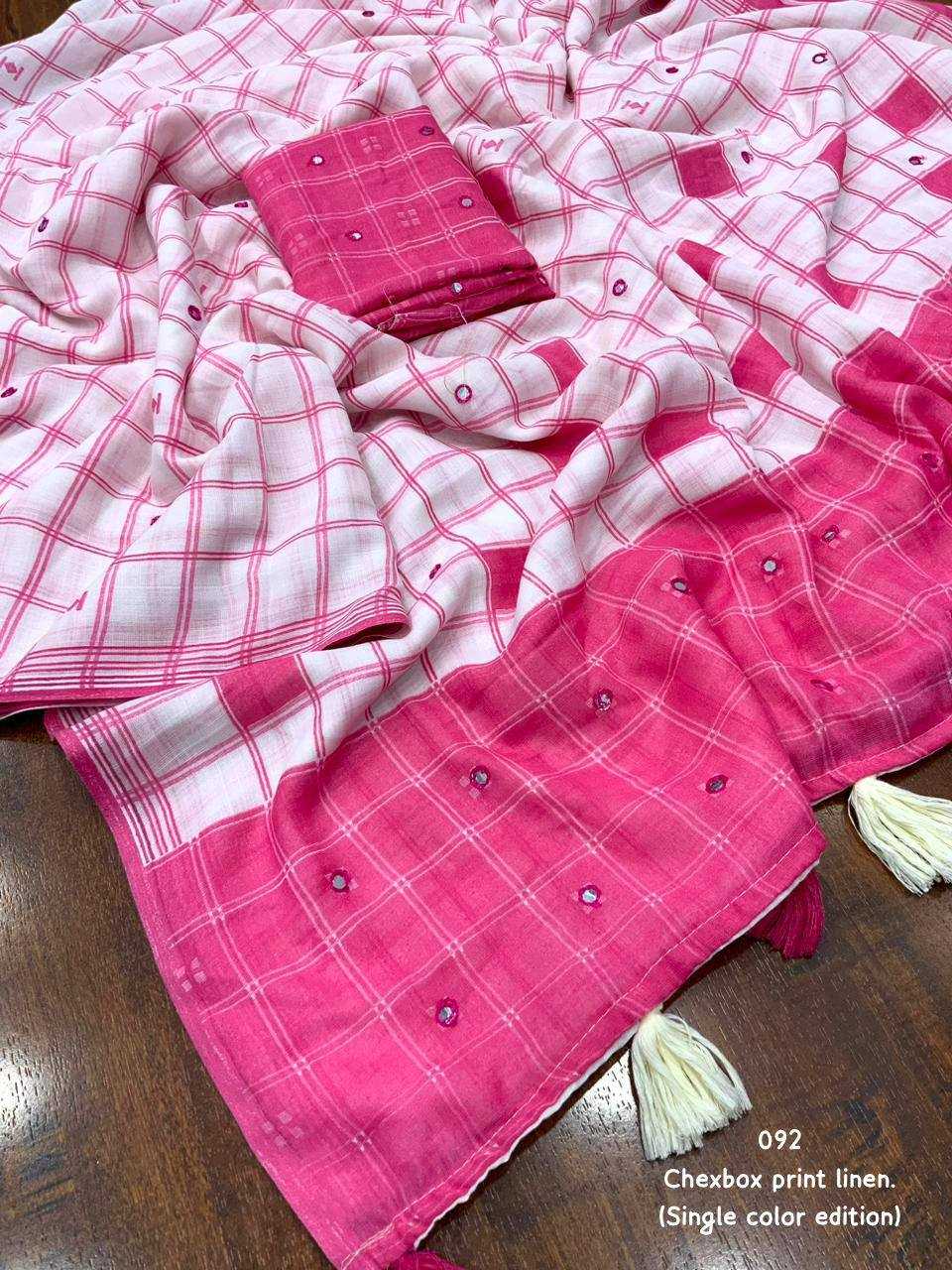 Ynf Linen KESH433 091 Sarees Wedding Collections Wholesale Linen Sarees Mehendi Outfits Manufacturer- Kapda Export