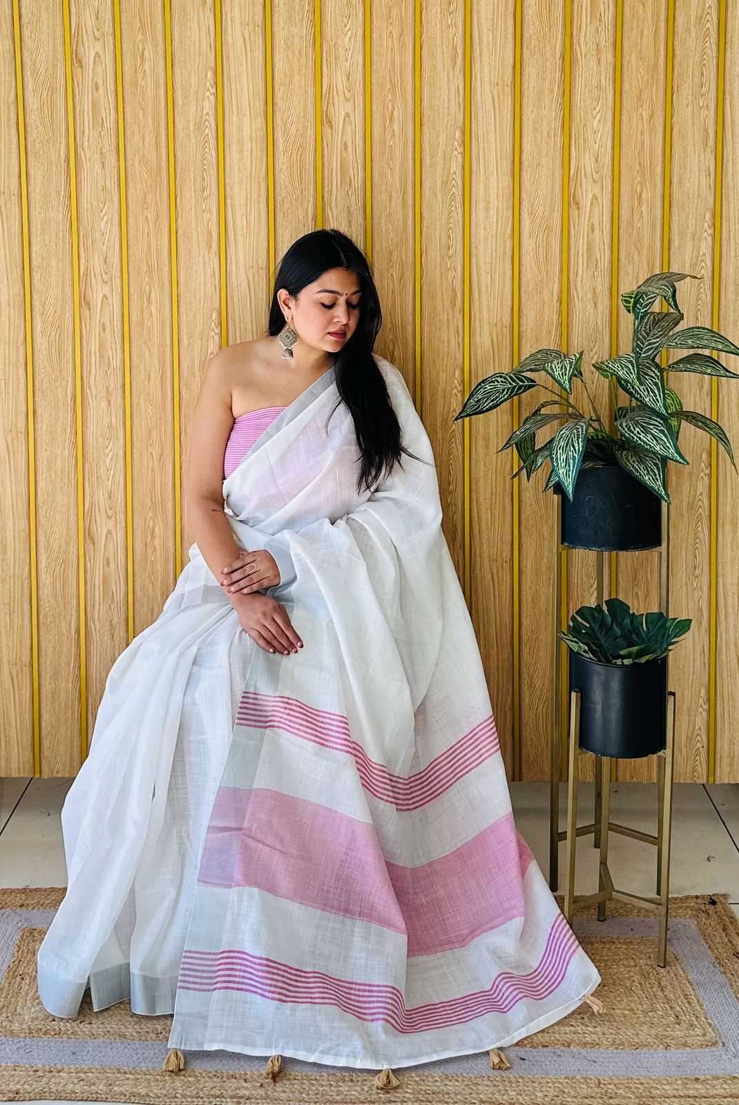 Ynf Linen RIN183 VAD04 Sarees Wedding Collections Festive Collections Wholesale Fancy Sarees Linen Sarees Reception Outfits Manufacturer- Kapda Export