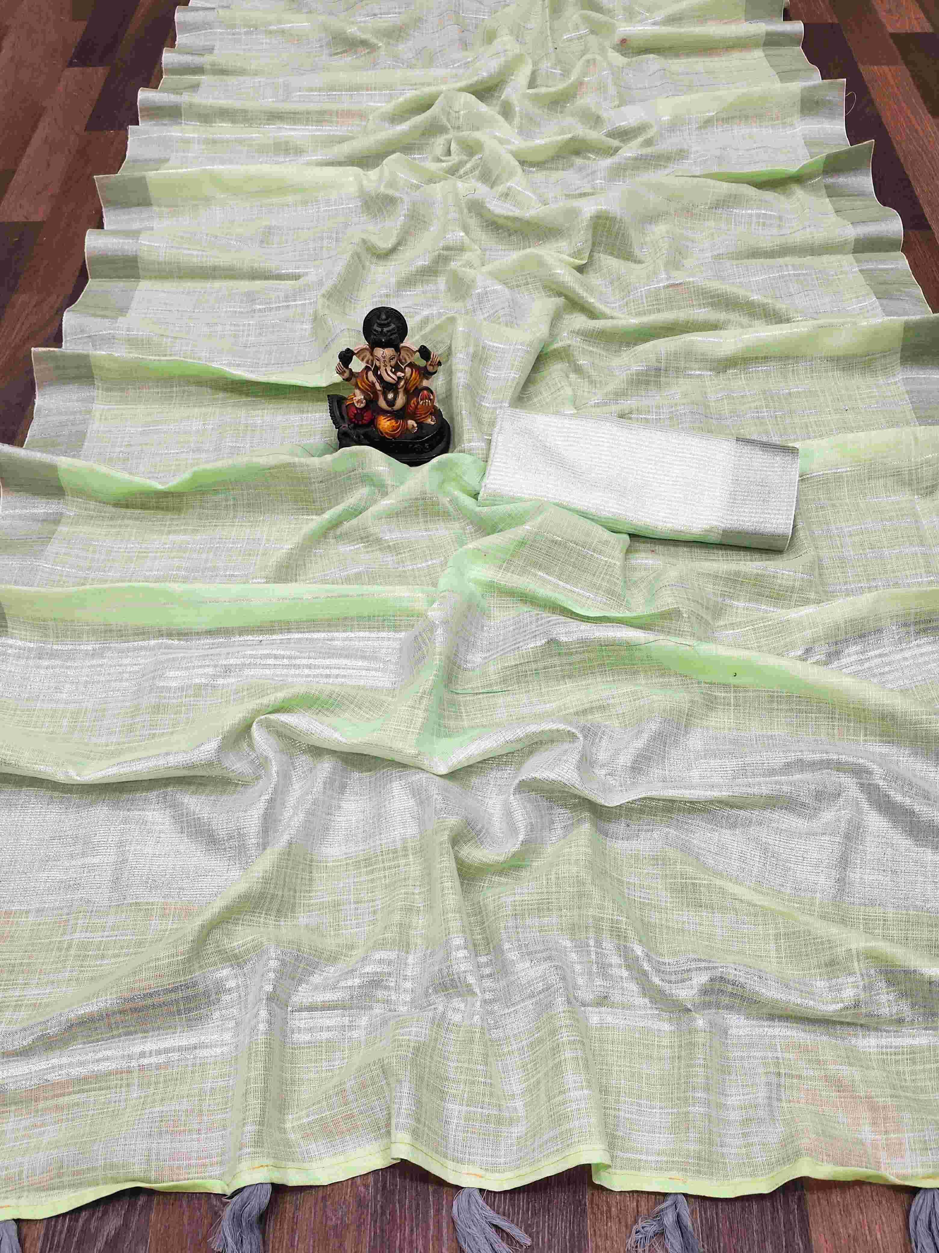 Ynf Linen RIN183 VAD09 Sarees Wedding Collections Festive Collections Wholesale Fancy Sarees Linen Sarees Reception Outfits Manufacturer- Kapda Export