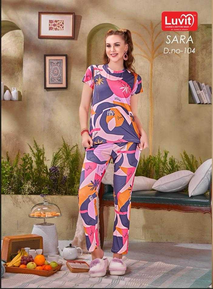 Ynf Lycra RIN190 LUVIT SARA Setwise Collections Wholesale Sale Catalogs Manufacturer- Kapda Export