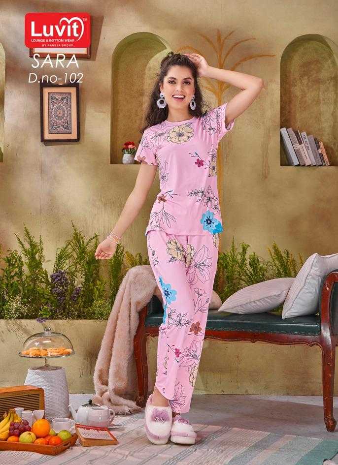 Ynf Lycra RIN190 LUVIT SARA Setwise Collections Wholesale Sale Catalogs Manufacturer- Kapda Export