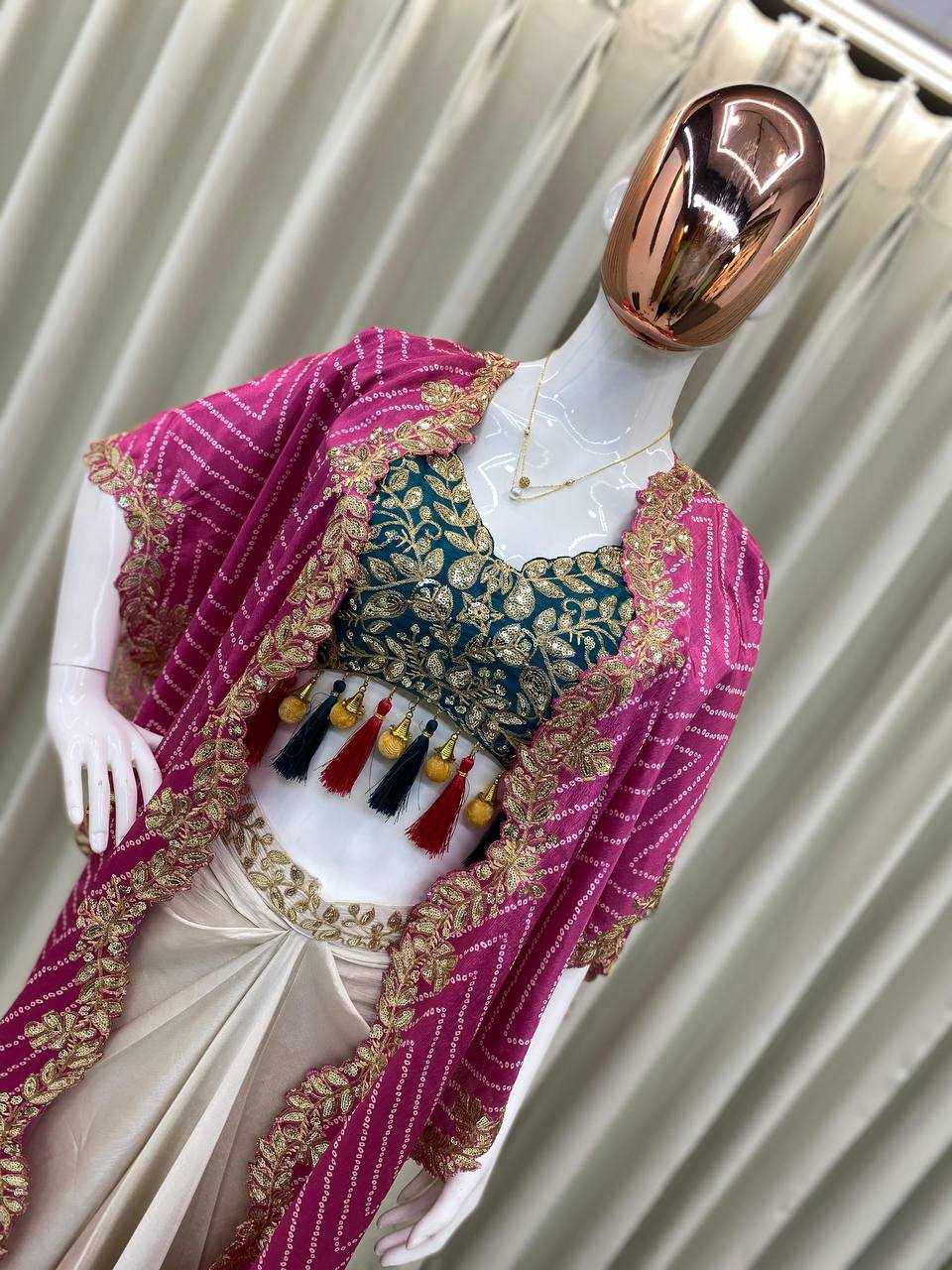 Ynf Mono Slub RIN110 BE-308 Western Wears Wedding Collections Wholesale Co-ord Set Bridesmaid Outfits Manufacturer- Kapda Export