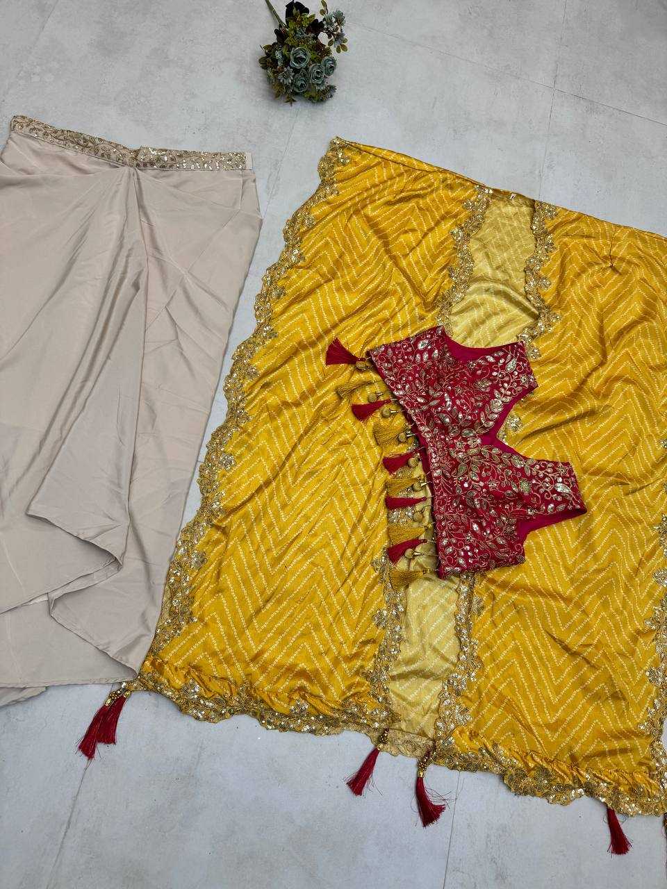 Ynf Mono Slub RIN110 BE-308 Western Wears Wedding Collections Wholesale Co-ord Set Bridesmaid Outfits Manufacturer- Kapda Export