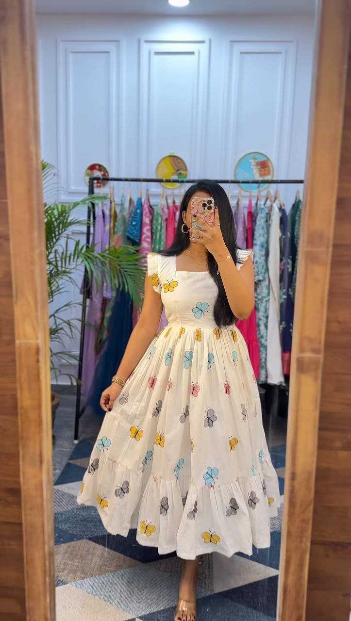 Ynf Muslin RIN187 M-4239 Kurti Rakhi Collections Festive Collections Wholesale Casual Kurtis Party Wear Kurtis Fancy Kurti Manufacturer- Kapda Export