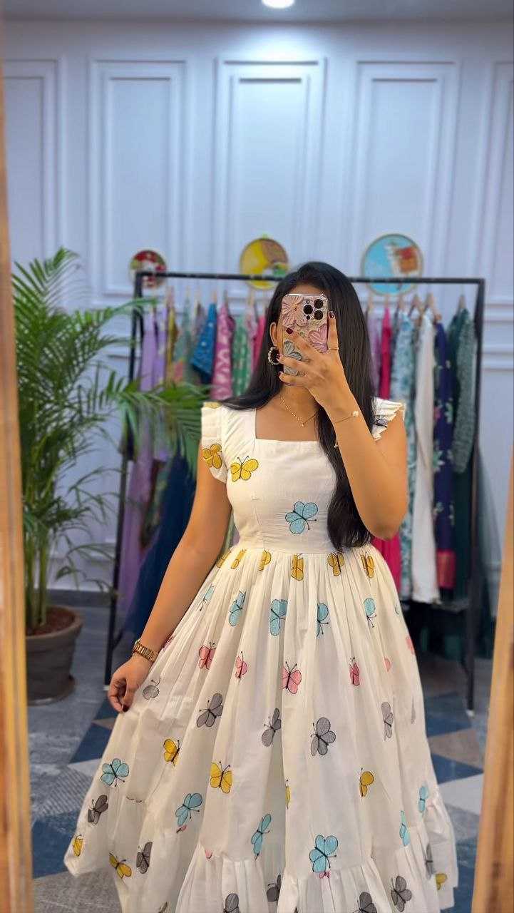 Ynf Muslin RIN187 M-4239 Kurti Rakhi Collections Festive Collections Wholesale Casual Kurtis Party Wear Kurtis Fancy Kurti Manufacturer- Kapda Export