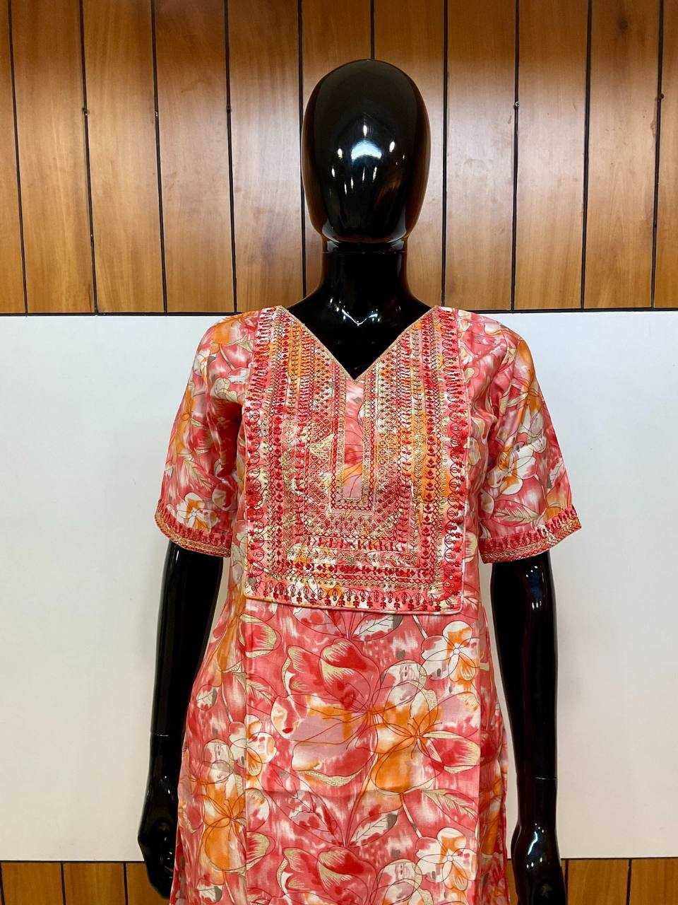 Ynf Muslin Silk RIN131 DT-022 BANDHANI Suits & Dresses Wholesale Alia Cut Suits Ladies Silk Suit Bandhani Suits Manufacturer- Kapda Export