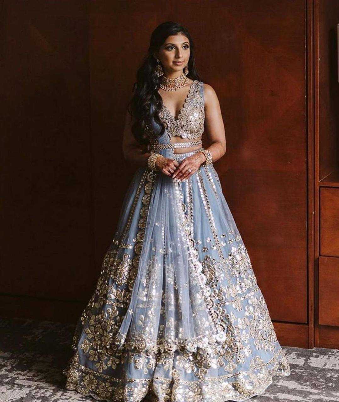 Ynf Net RIN213 H37 Lehengas Wedding Collections Wholesale Zari Work Lehenga Pre-Wedding Photoshoot Outfits Manufacturer- Kapda Export