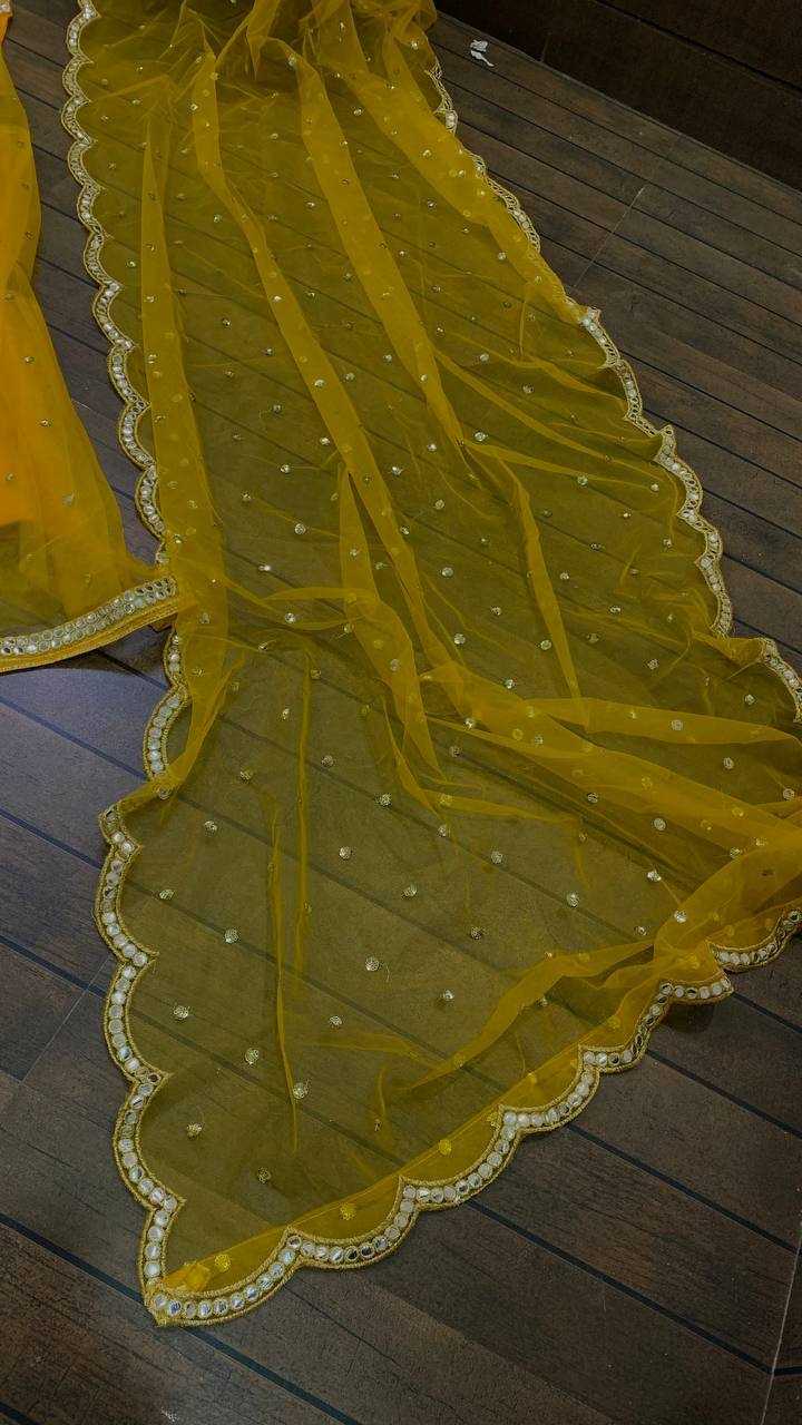 Ynf Net RIN213 L211 Lehengas Wholesale Mirror Work Lehenga Ruffle Lehenga Sequins Lehenga Manufacturer- Kapda Export