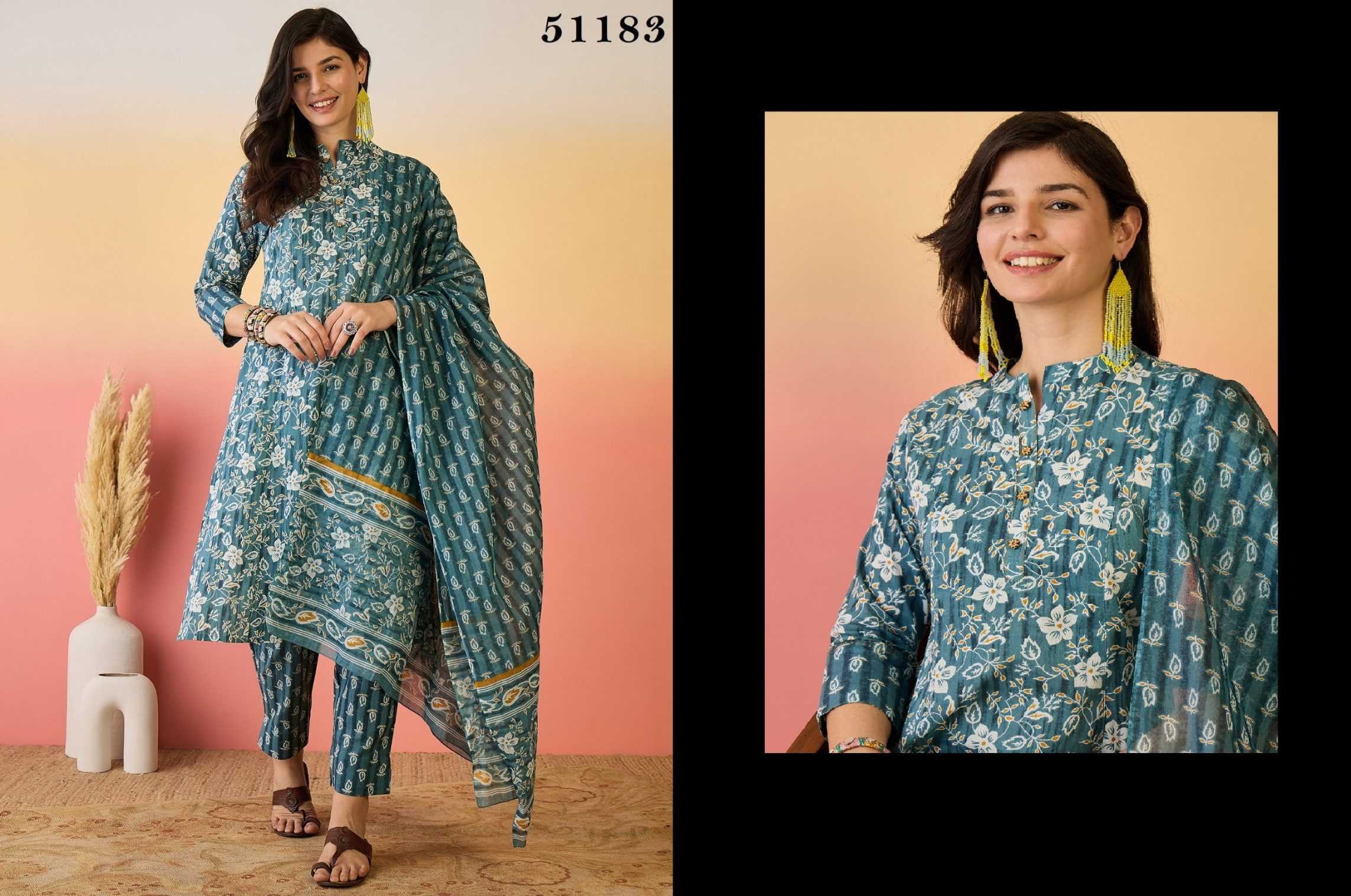 Ynf Pure Cotton KESH113 Sanjana Lifestyle-Lasya Kurti Rakhi Collections Festive Collections Wholesale Party Wear Kurtis Cotton Kurtis Fancy Kurti Manufacturer- Kapda Export