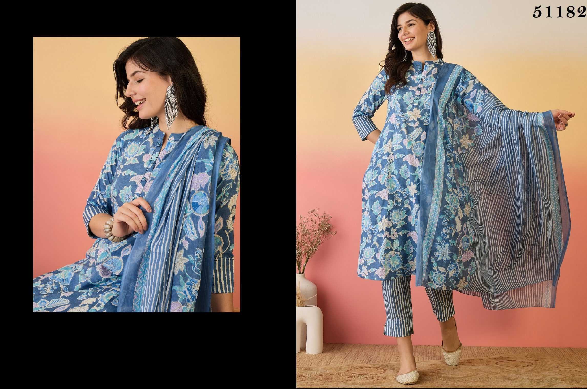 Ynf Pure Cotton KESH113 Sanjana Lifestyle-Lasya Kurti Rakhi Collections Festive Collections Wholesale Party Wear Kurtis Cotton Kurtis Fancy Kurti Manufacturer- Kapda Export