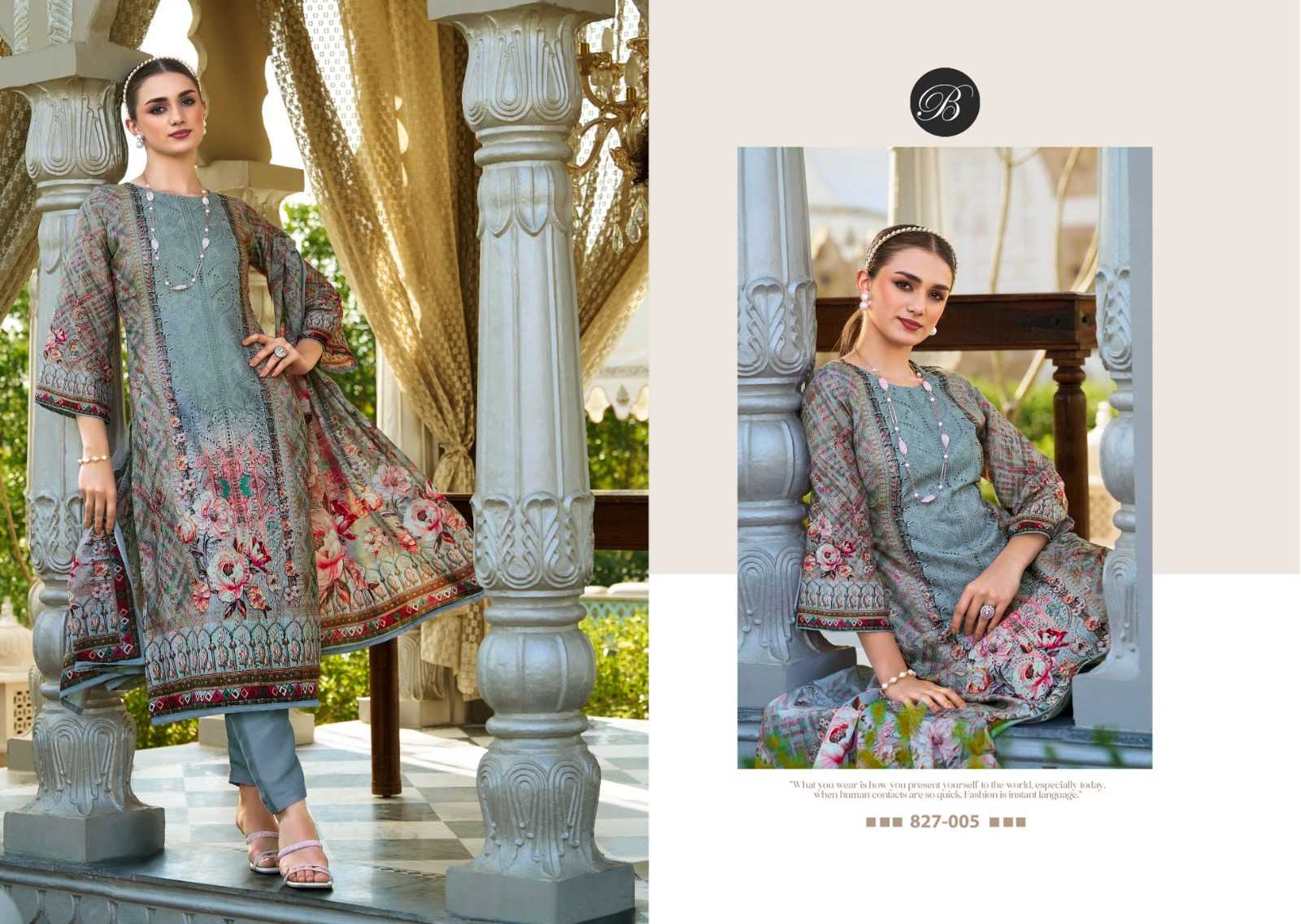 Ynf Pure Cotton RIN186 BELLIZA-ALBELI Setwise Collections Wholesale Pakistani Suits Catalogs Dresses & Suits Catalogs Manufacturer- Kapda Export