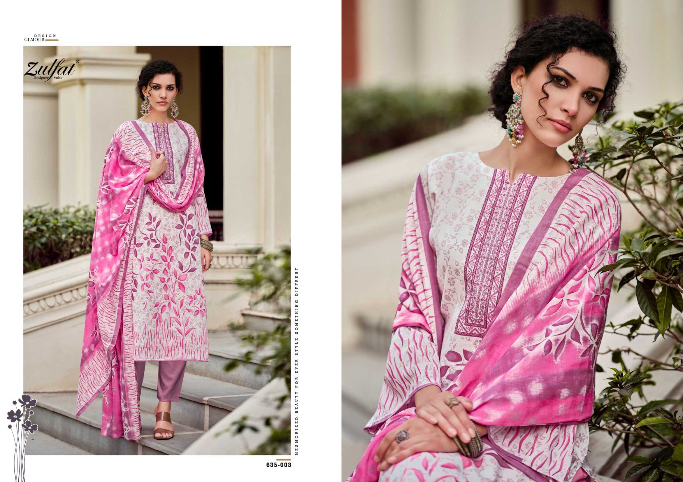 Ynf Pure Cotton RIN186 ZULFAT-FARHANA VOL 9 Setwise Collections Wholesale Pakistani Suits Catalogs Dresses & Suits Catalogs Manufacturer- Kapda Export