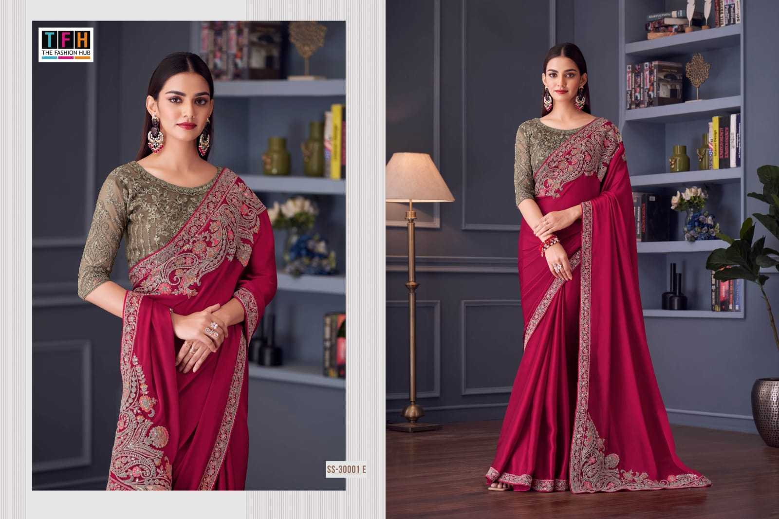 Ynf Satin Silk RIN184 Tfh-Silver Screen 20 Sarees Diwali Collections Festive Collections Wholesale Party Wear Sarees Fancy Sarees Satin Sarees Manufacturer- Kapda Export