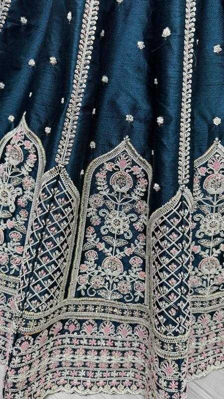 Ynf Silk KESH416 ANJANI-2816A Lehengas Wedding Collections Festive Collections Wholesale Embroidered Lehenga Handloom Lehenga Thread Work Lehenga Manufacturer- Kapda Export