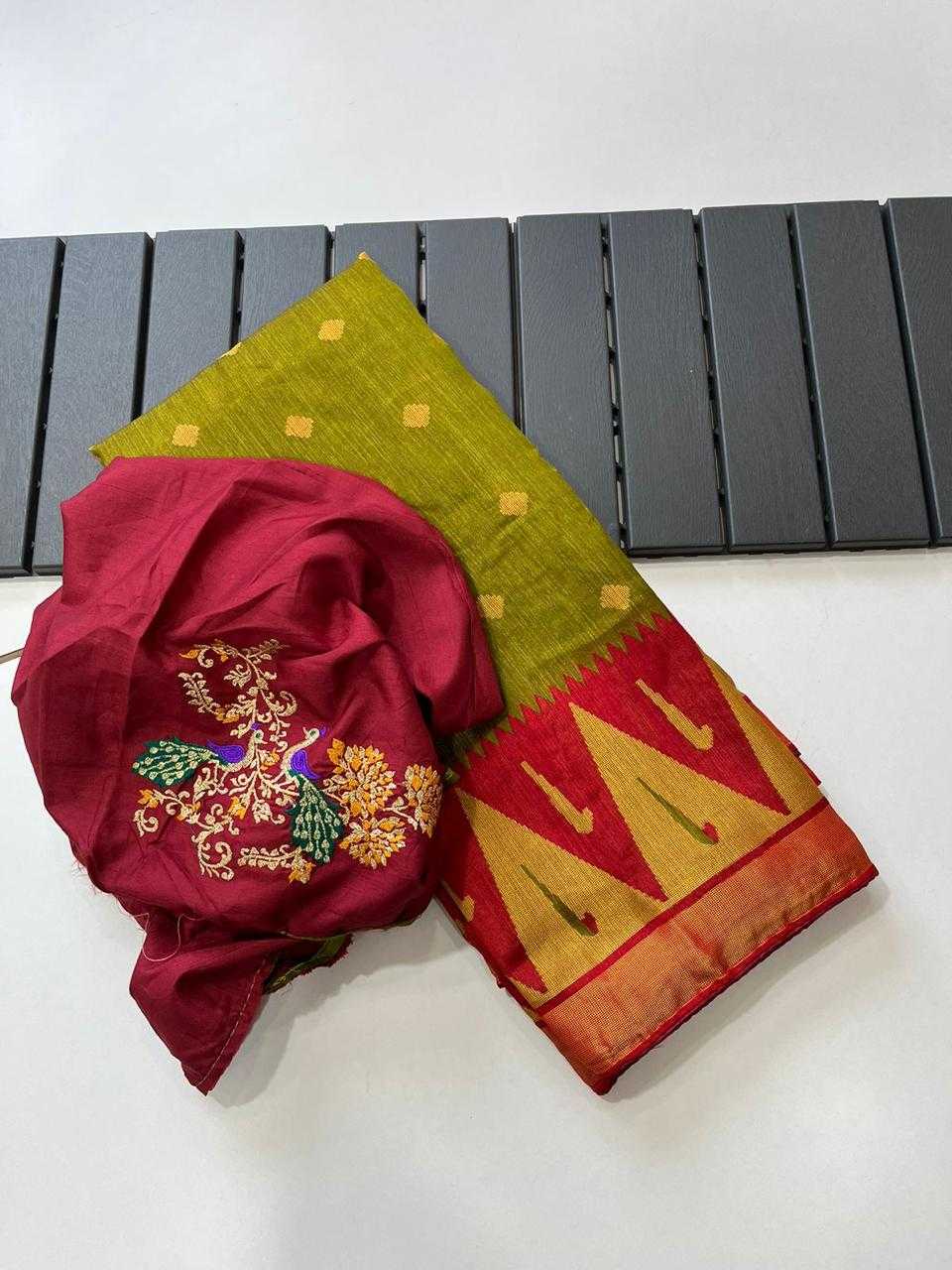 Ynf Silk RIN203 MTW65 Sarees Wholesale Brasso Sarees Embroidered Sarees Manufacturer- Kapda Export