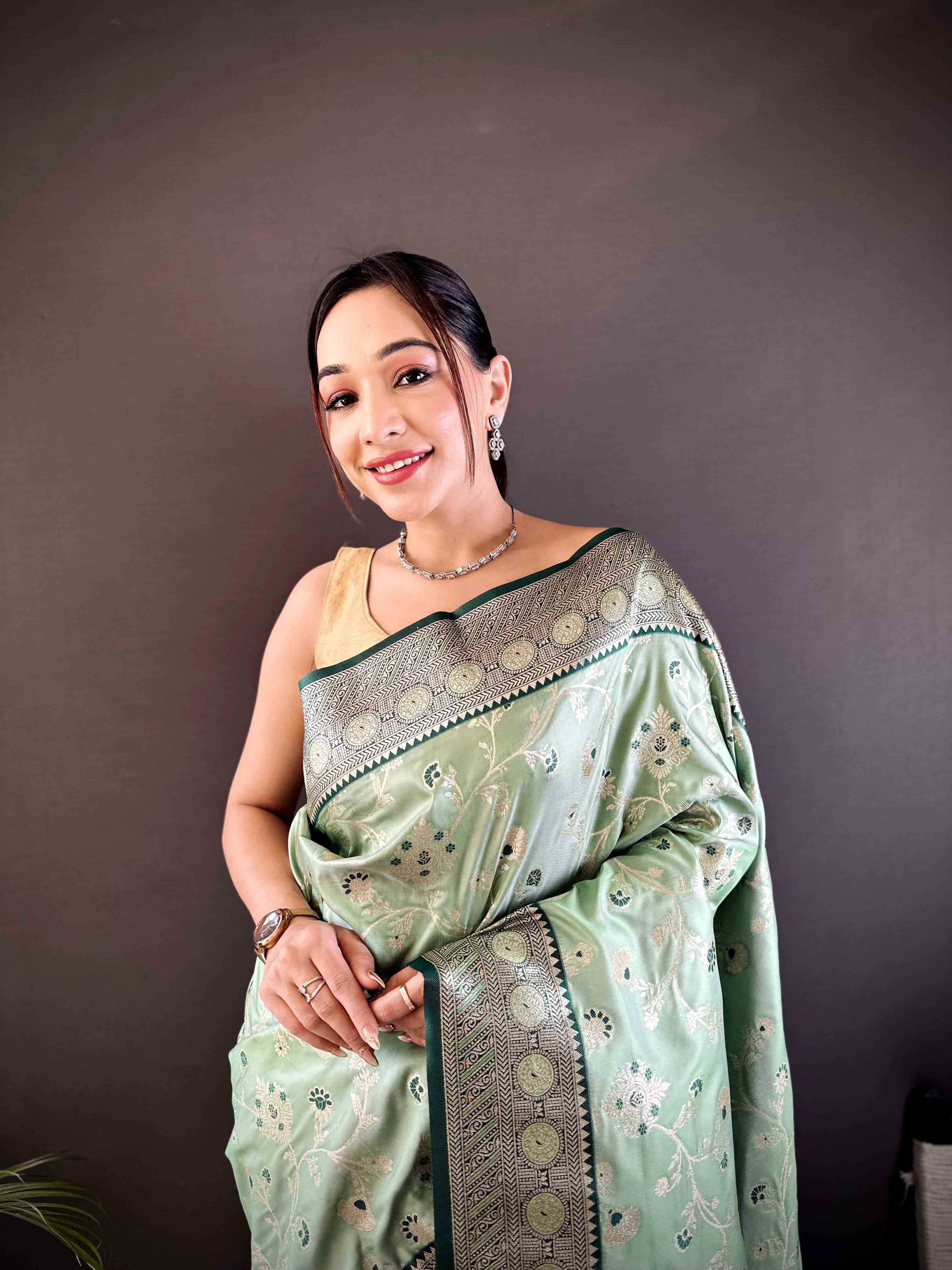 Ynf Silk RIN209 RAJWADA Sarees Wedding Collections Festive Collections Wholesale Fancy Sarees Silk Sarees Reception Outfits Manufacturer- Kapda Export