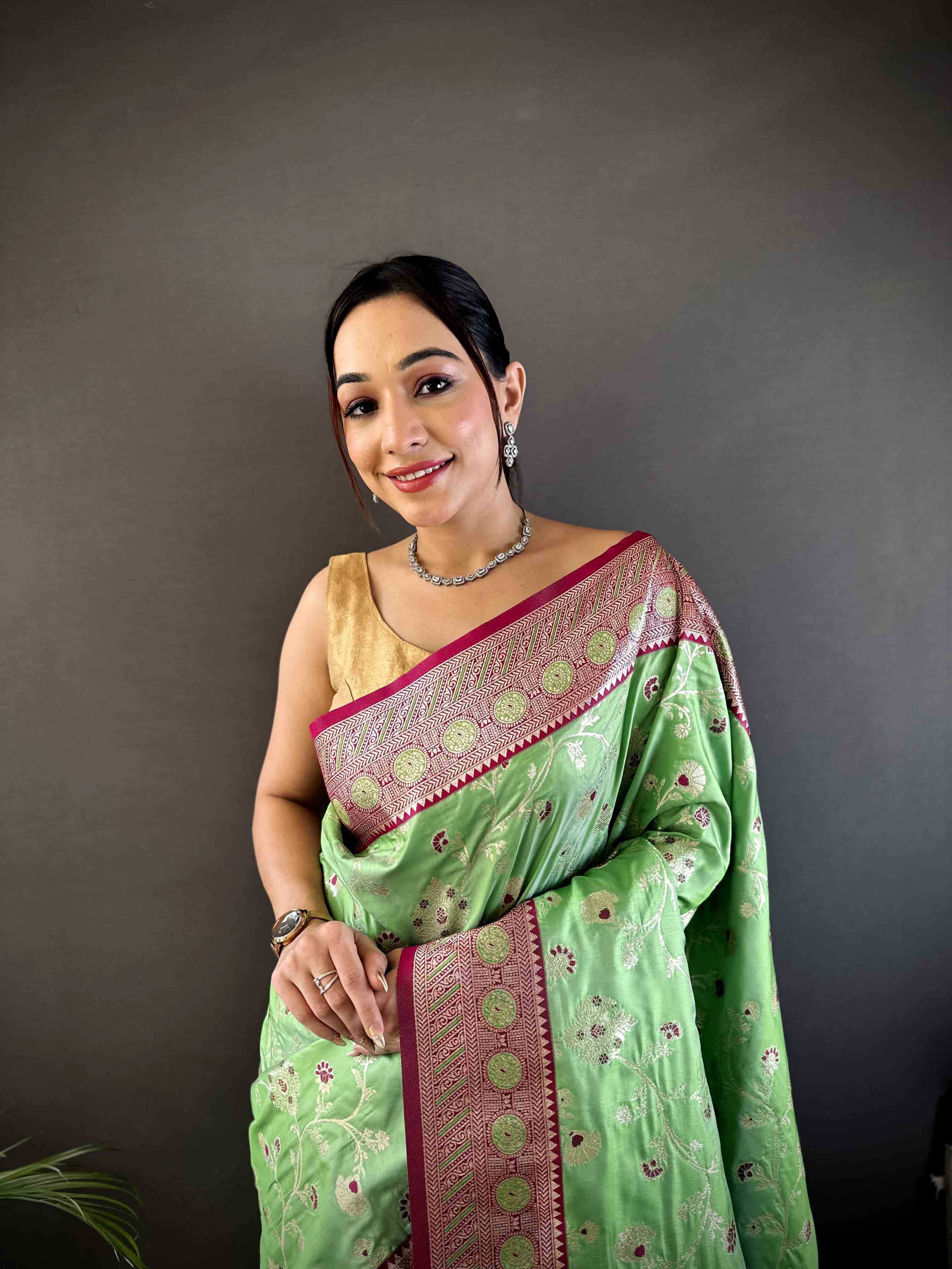 Ynf Silk RIN209 RAJWADA Sarees Wedding Collections Festive Collections Wholesale Fancy Sarees Silk Sarees Reception Outfits Manufacturer- Kapda Export