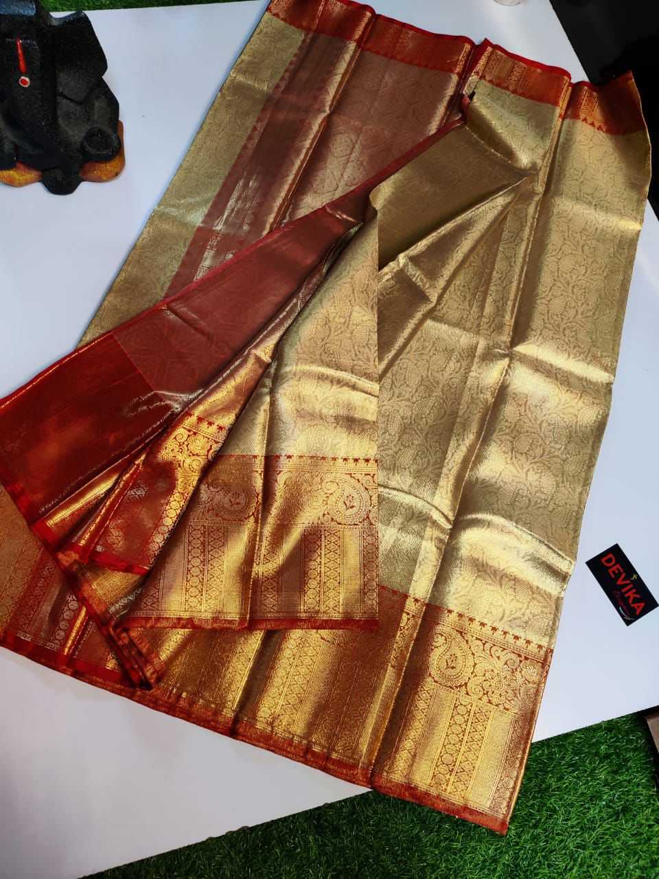Ynf Soft Silk RIN118 RGK07 Silk Sarees Wholesale Zari Border Silk Sarees Silk Sarees For Weddings Golden Silk Sarees Manufacturer- Kapda Export