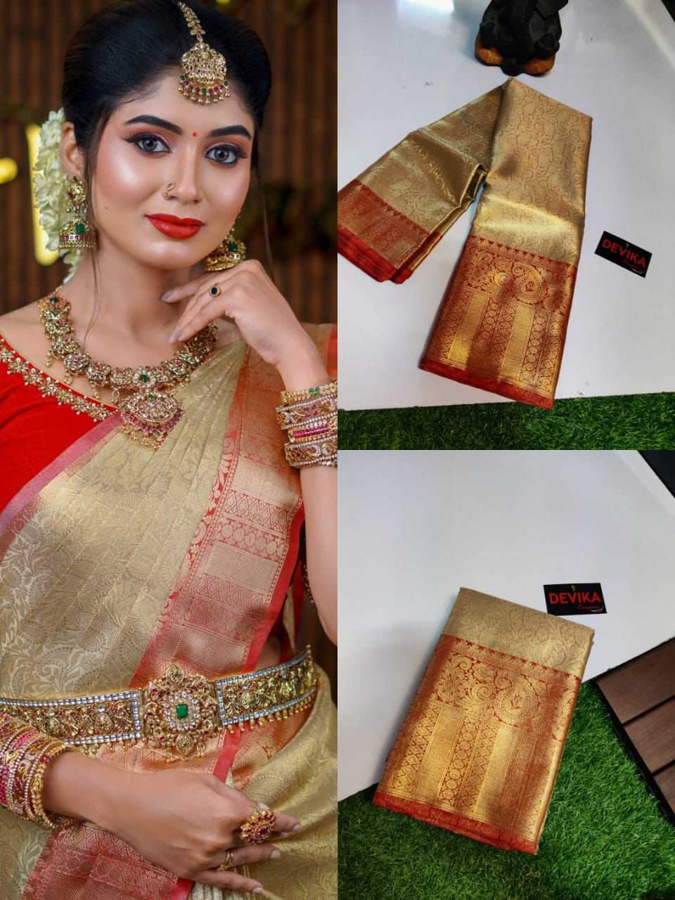 Ynf Soft Silk RIN118 RGK07 Silk Sarees Wholesale Zari Border Silk Sarees Silk Sarees For Weddings Golden Silk Sarees Manufacturer- Kapda Export