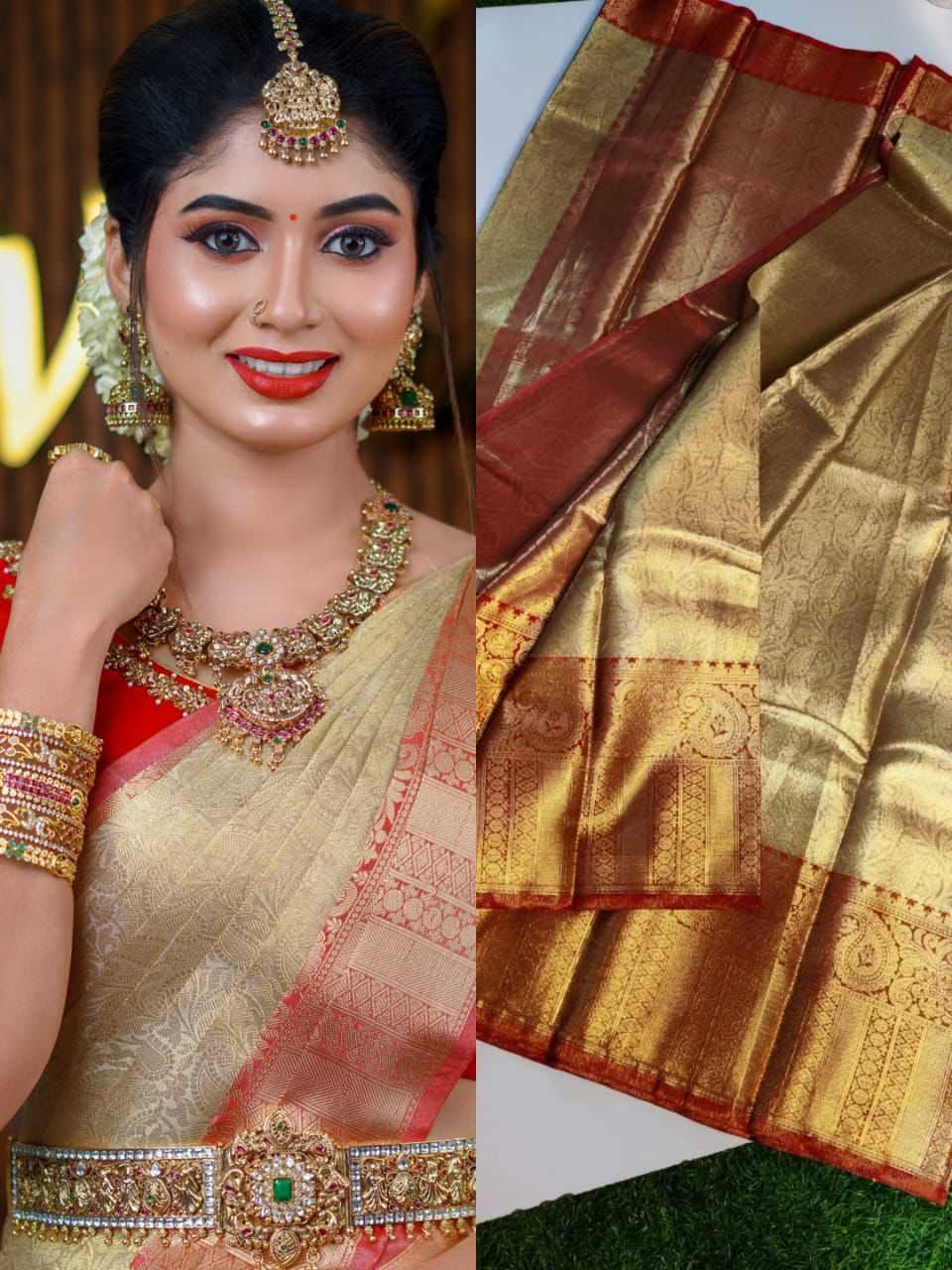 Ynf Soft Silk RIN118 RGK07 Silk Sarees Wholesale Zari Border Silk Sarees Silk Sarees For Weddings Golden Silk Sarees Manufacturer- Kapda Export