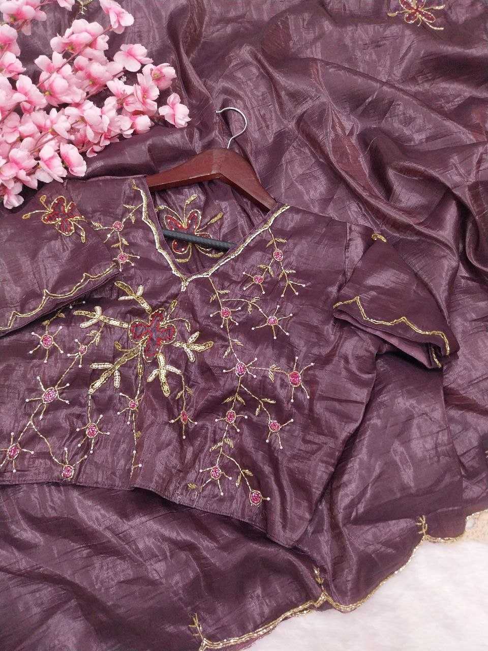 Ynf Tissue Silk RIN171 - 470 Sarees Wedding Collections Festive Collections Wholesale Tissue Silk Saree Mehendi Outfits Holi Collections Manufacturer- Kapda Export