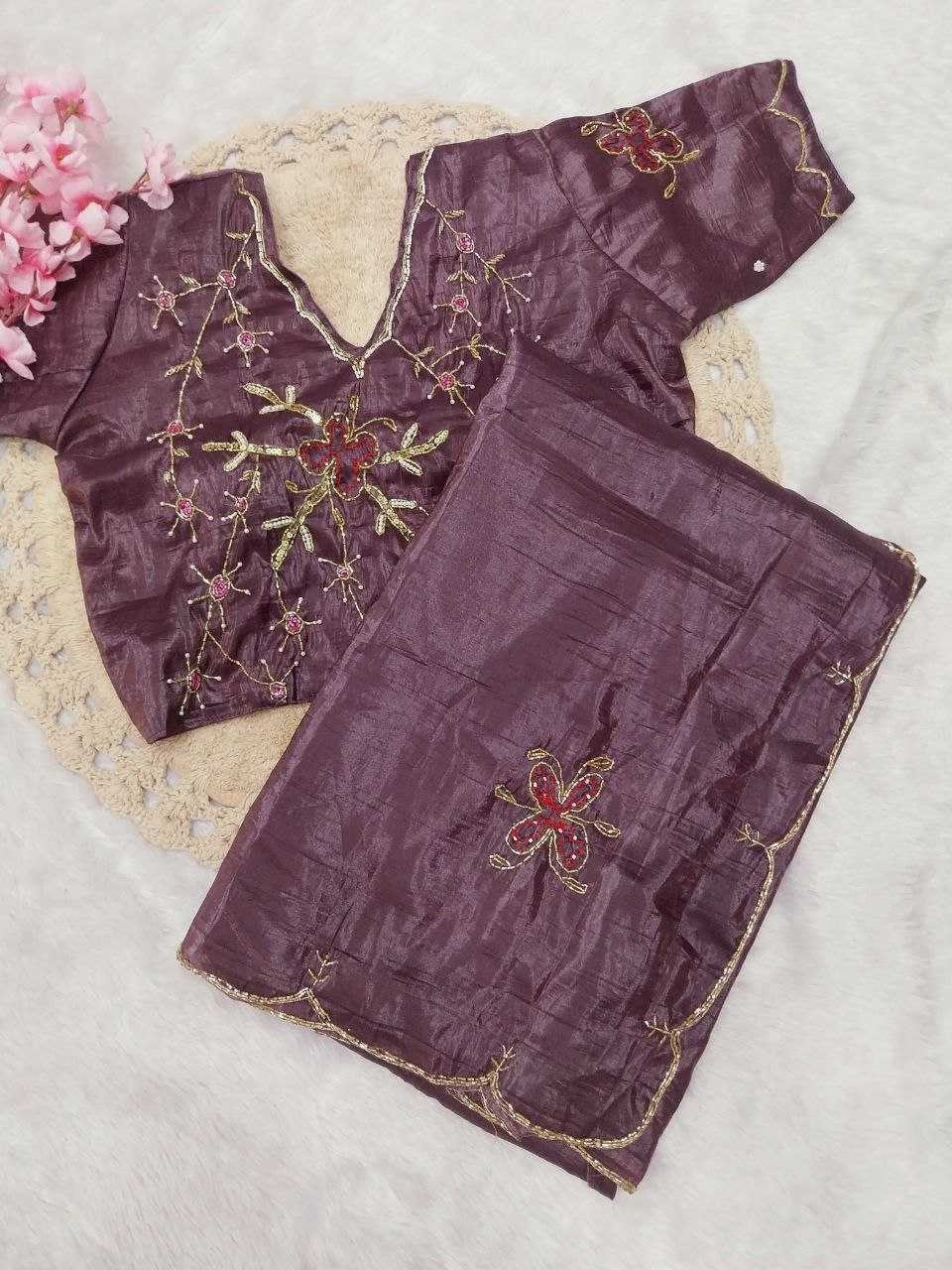 Ynf Tissue Silk RIN171 - 470 Sarees Wedding Collections Festive Collections Wholesale Tissue Silk Saree Mehendi Outfits Holi Collections Manufacturer- Kapda Export